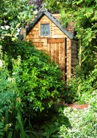 Charming and unusual outdoor loo. Photo by Carole Drake.